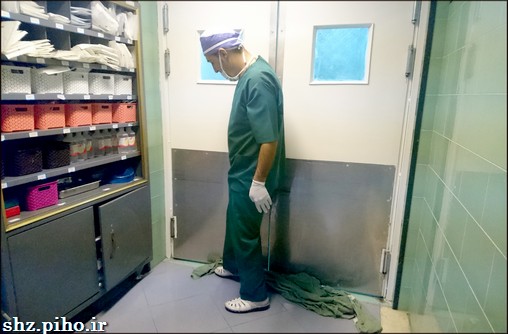 گزارش تصویری/ اجرای مانور تخلیه اتاق عمل در بهداشت و درمان صنعت نفت فارس و هرمزگان 7