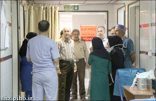 گزارش تصویری/ اجرای مانور تخلیه اتاق عمل در بهداشت و درمان صنعت نفت فارس و هرمزگان 9