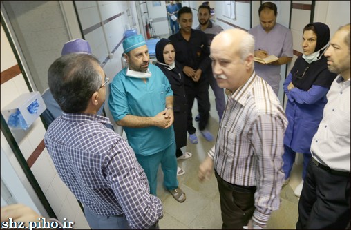 گزارش تصویری/ اجرای مانور تخلیه اتاق عمل در بهداشت و درمان صنعت نفت فارس و هرمزگان 12