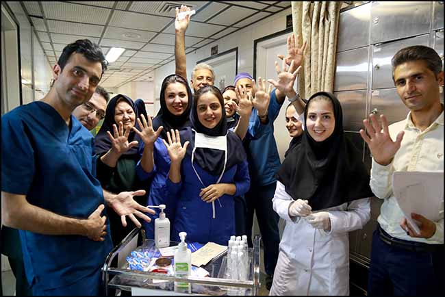 گزارش تصویری/ گرامیداشت روز بهداشت دست در بهداشت و درمان صنعت نفت فارس و هرمزگان1 11