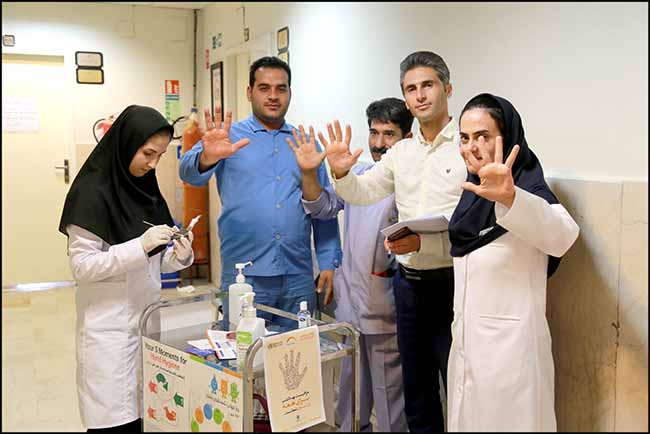 گزارش تصویری/ گرامیداشت روز بهداشت دست در بهداشت و درمان صنعت نفت فارس و هرمزگان1 27