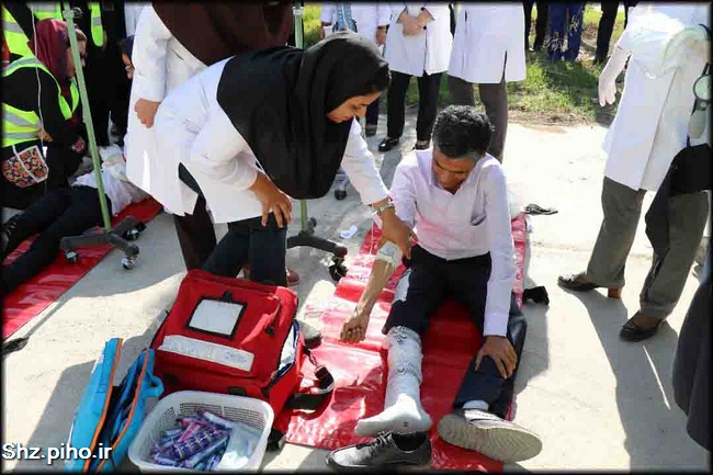 گزارش تصویری/ برگزاری مانور زلزله توسط بهداشت و درمان صنعت نفت منطقه هرمزگان 15