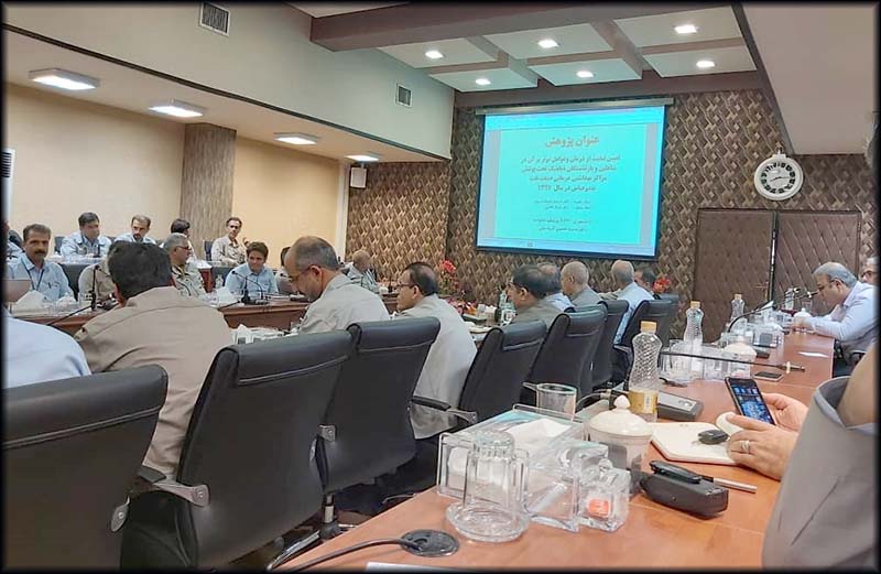 حضور معاونت بهداشتی درمانی منطقه هرمزگان در  نشست مسئولان پالایش نفت بندرعباس 2