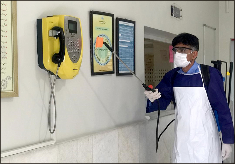 اقدامات بهداشت و درمان منطقه هرمزگان برای مقابله با کرونا   7