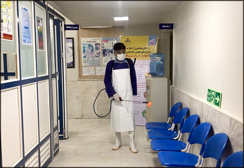 اقدامات بهداشت و درمان منطقه هرمزگان برای مقابله با کرونا   9