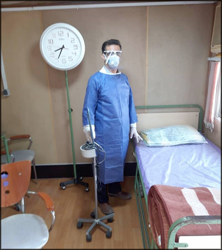 اقدامات بهداشت و درمان منطقه هرمزگان برای مقابله با کرونا   13