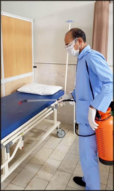 اقدامات بهداشت و درمان منطقه هرمزگان برای مقابله با کرونا   35