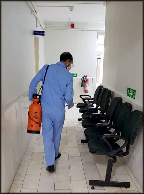 اقدامات بهداشت و درمان منطقه هرمزگان برای مقابله با کرونا   36