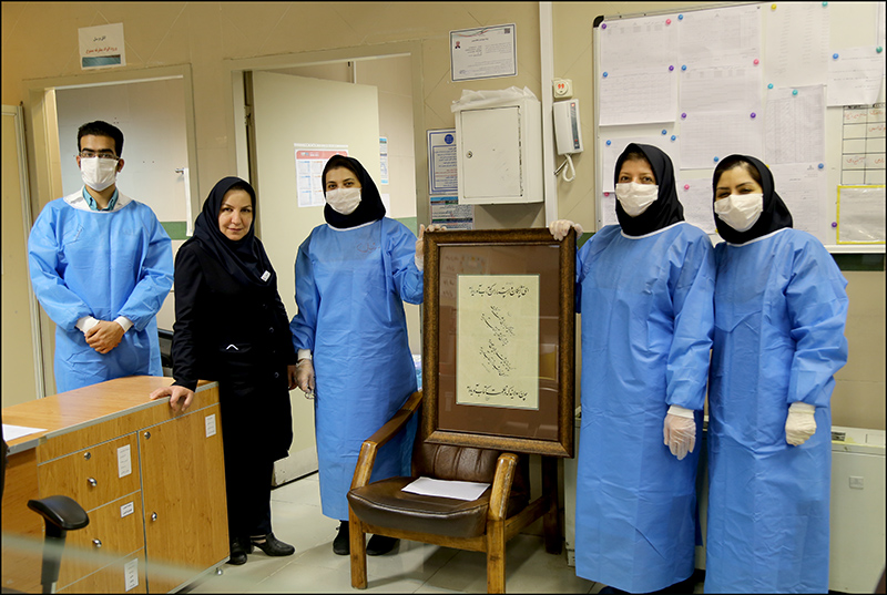 با ابیاتی از افشین علا از پرسنل خدوم اورژانس منطقه فارس تقدیر شد 5