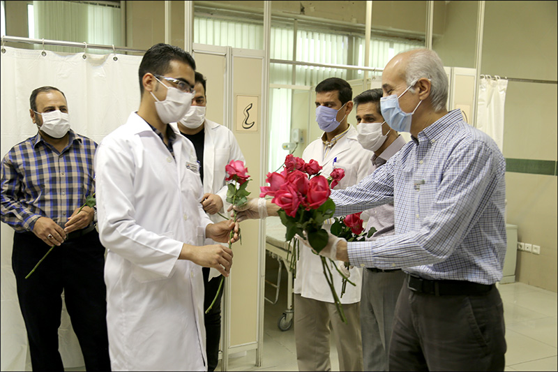 گرامی داشت روز کارگر و تقدیر از زحمات پرسنل بهداشت و درمان در ایام شیوع کرونا 13