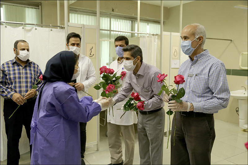 گرامی داشت روز کارگر و تقدیر از زحمات پرسنل بهداشت و درمان در ایام شیوع کرونا 16