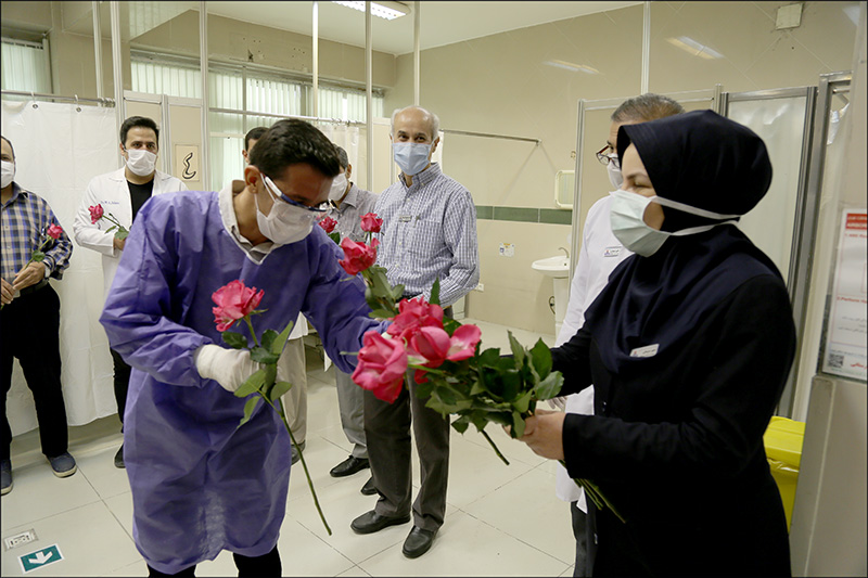 گرامی داشت روز کارگر و تقدیر از زحمات پرسنل بهداشت و درمان در ایام شیوع کرونا 18