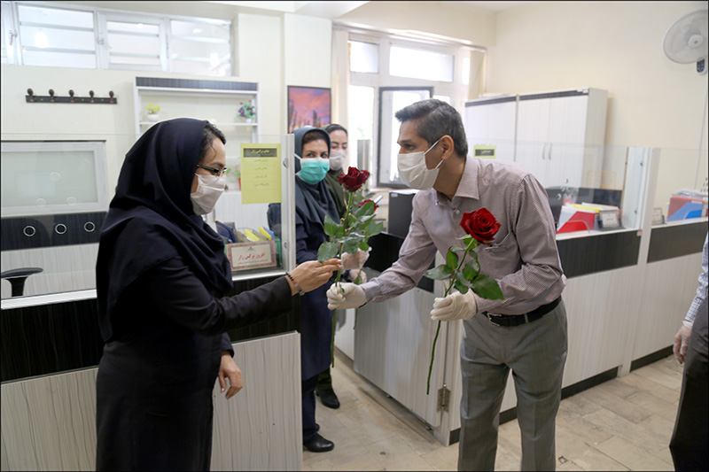 گرامی داشت روز کارگر و تقدیر از زحمات پرسنل بهداشت و درمان در ایام شیوع کرونا 60