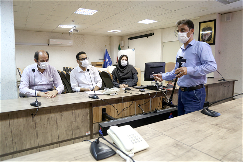 ساخت دستگاه " سیستم الکترو مکانیک وب کنفرانس " در بهداشت و درمان صنعت نفت فارس و هرمزگان 2