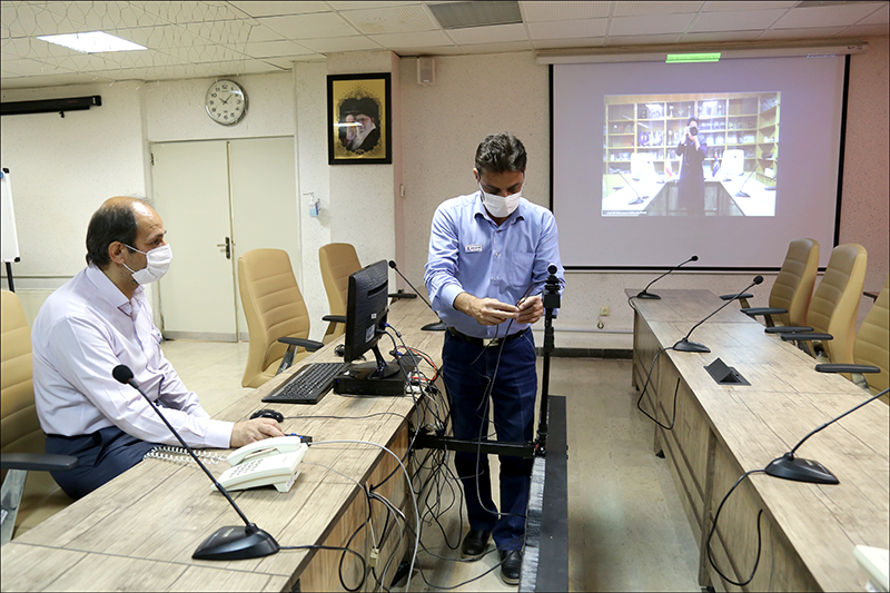 ساخت دستگاه " سیستم الکترو مکانیک وب کنفرانس " در بهداشت و درمان صنعت نفت فارس و هرمزگان 5