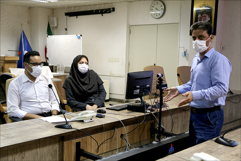 ساخت دستگاه " سیستم الکترو مکانیک وب کنفرانس " در بهداشت و درمان صنعت نفت فارس و هرمزگان 7