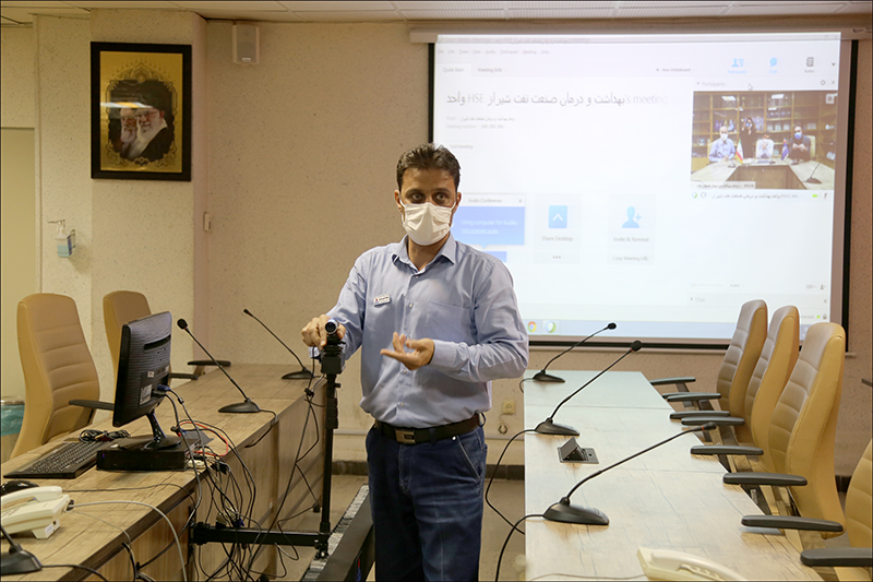 ساخت دستگاه " سیستم الکترو مکانیک وب کنفرانس " در بهداشت و درمان صنعت نفت فارس و هرمزگان 8