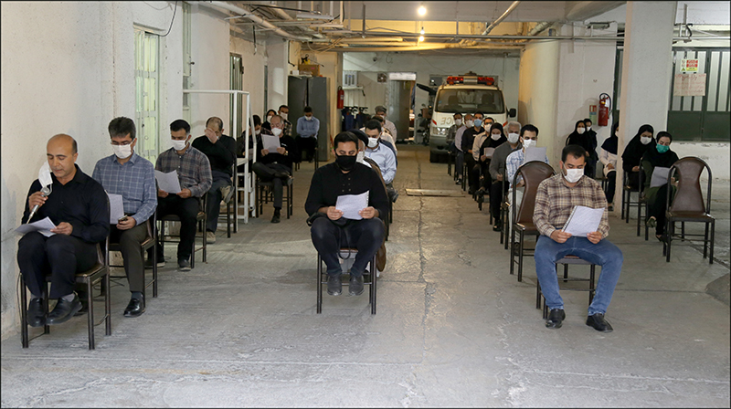 برگزاری مراسم روح بخش و پرفیض زیارت عاشورا در بهداشت و درمان صنعت نفت فارس و هرمزگان 2