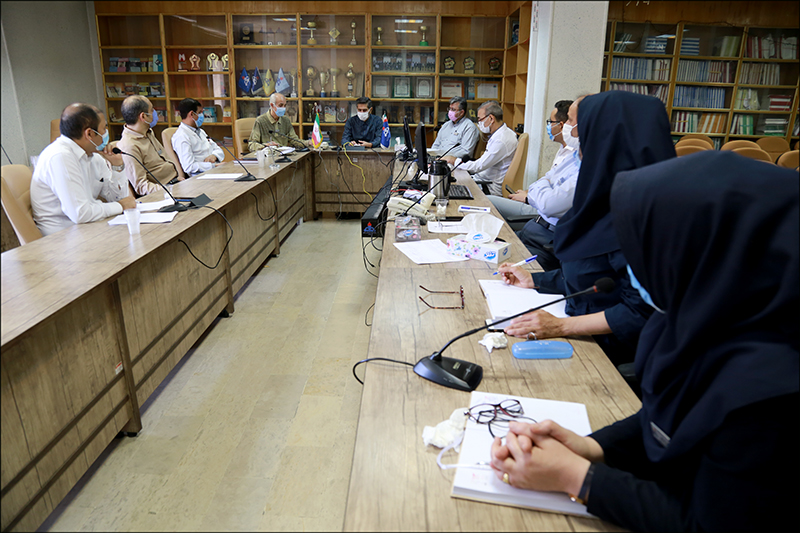 برگزاری نشست تیم اجرایی کرونا در کمیته مدیریت بحران 6