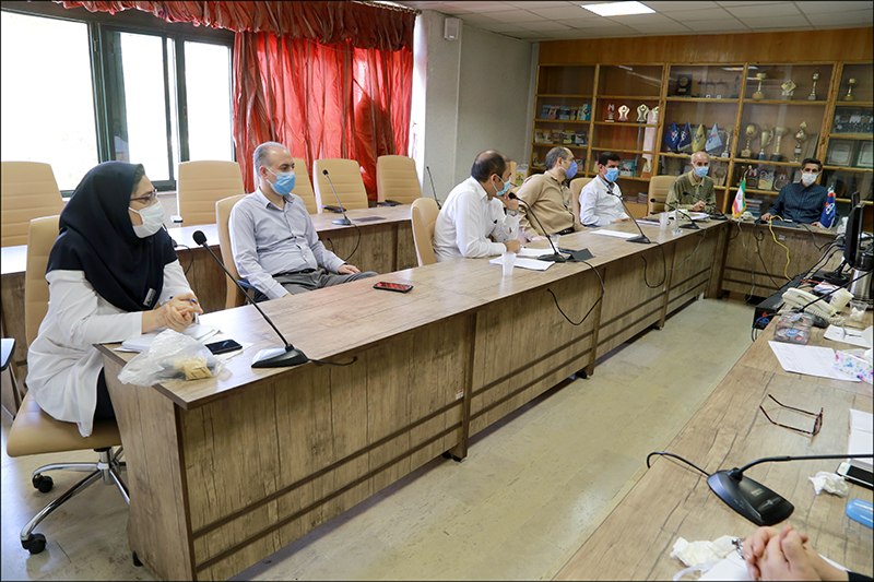 برگزاری نشست تیم اجرایی کرونا در کمیته مدیریت بحران 8