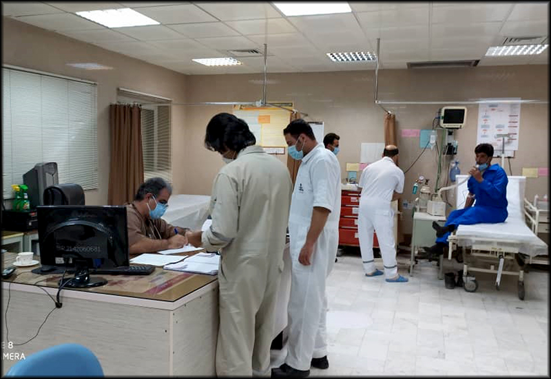 همکاری بهداشت و درمان صنعت نفت منطقه هرمزگان با پالایشگاه نفت بندرعباس  2