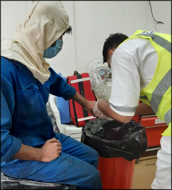 همکاری بهداشت و درمان صنعت نفت منطقه هرمزگان با پالایشگاه نفت بندرعباس  4