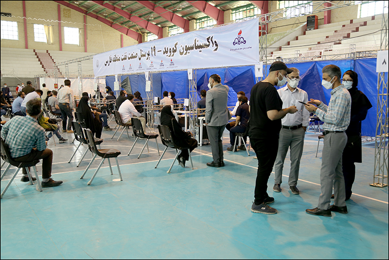 آغاز بکار واکسیناسیون شاغلان صنعت نفت استان فارس  7