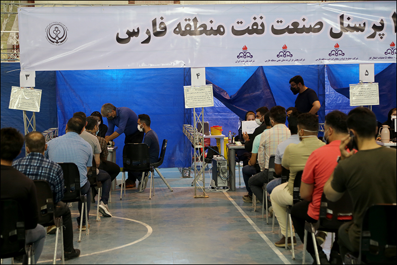 آغاز بکار واکسیناسیون شاغلان صنعت نفت استان فارس  9