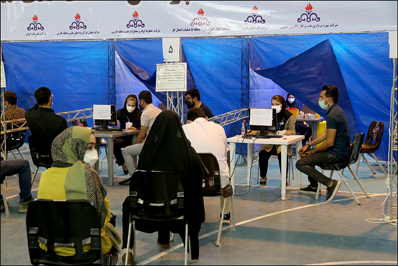 آغاز بکار واکسیناسیون شاغلان صنعت نفت استان فارس  11