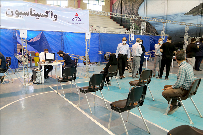 آغاز بکار واکسیناسیون شاغلان صنعت نفت استان فارس  13