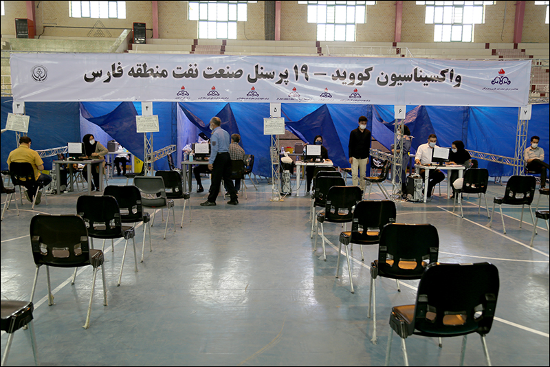 آغاز بکار واکسیناسیون شاغلان صنعت نفت استان فارس  25