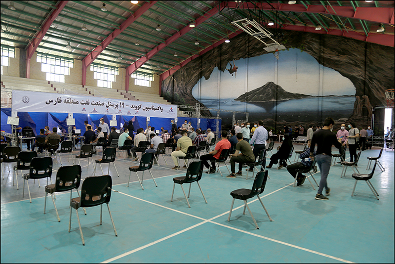 آغاز بکار واکسیناسیون شاغلان صنعت نفت استان فارس  35