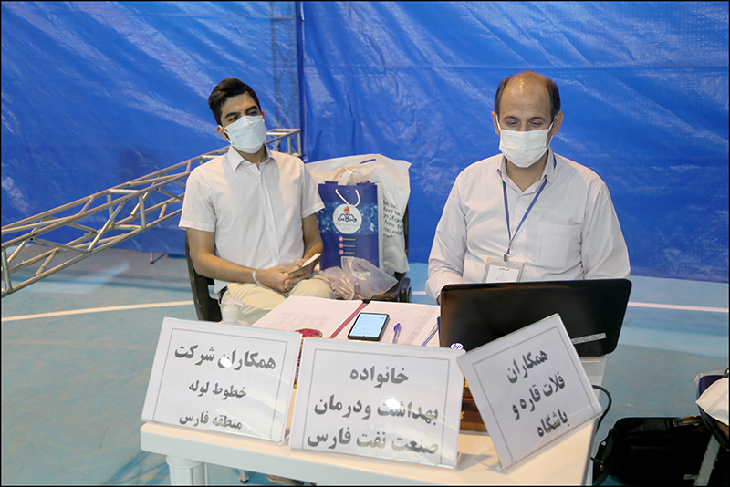 دور دوم واکسیناسیون شاغلان صنعت نفت استان فارس صورت پذیرفت 41