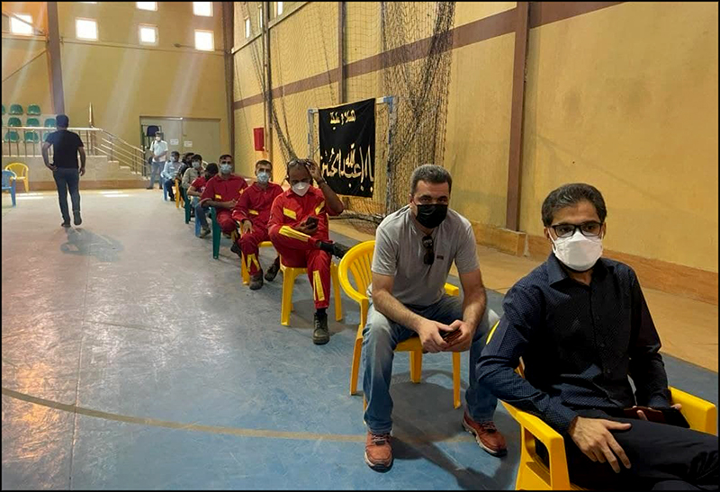 ارزیابی تسهیل روند واکسیناسیون منطقه هرمزگان با حضور نماینده مدیر عامل در امور واکسیناسیون 10