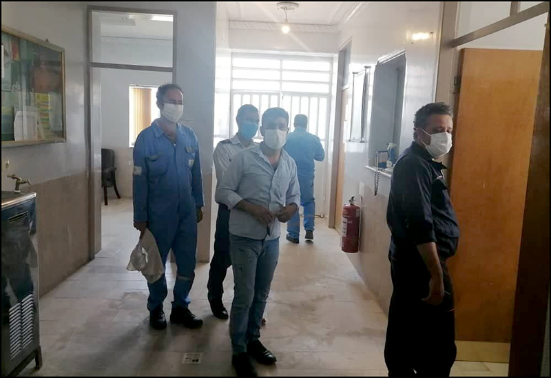 کارکنان منطقه عملیاتی آغار و دالان واکسینه شدند 1