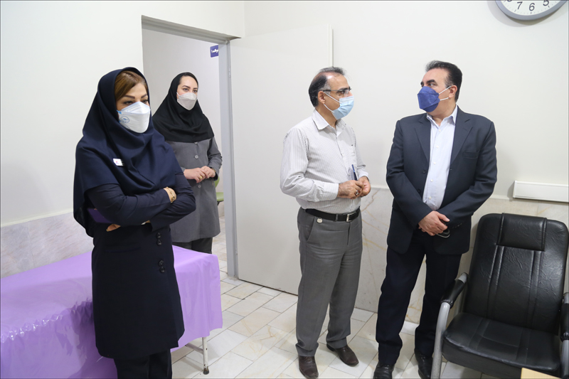 بازدید رییس بهداشت و درمان صنعت نفت فارس و هرمزگان از منطقه هرمزگان 2