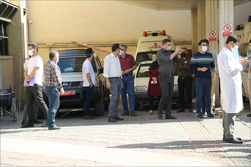 برگزاری  مانور عملیاتی " تخلیه امن اضطراری " در بهداشت و درمان صنعت نفت فارس و هرمزگان 1 1