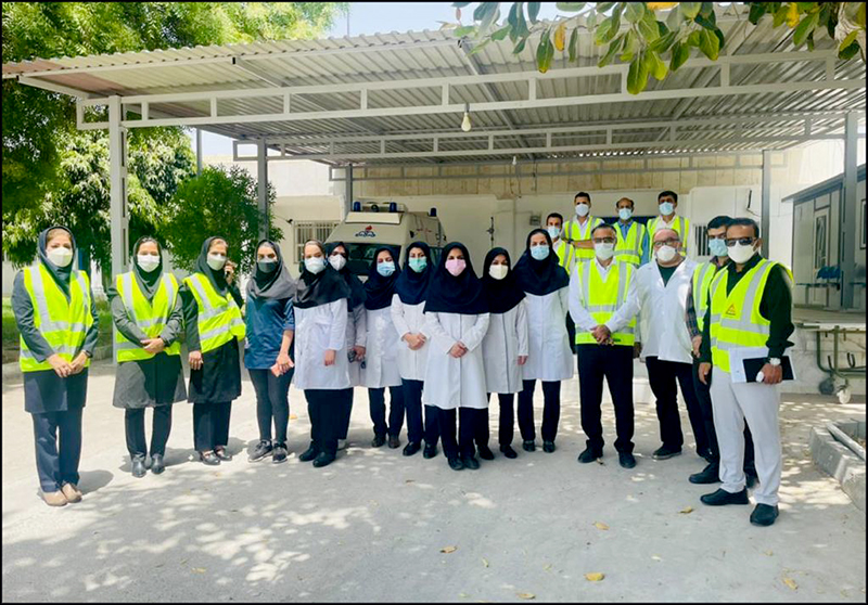 برگزاری نخستین مانور آمادگی و واکنش در شرایط اضطراری  سال ۱۴۰۱ در منطقه هرمزگان 2