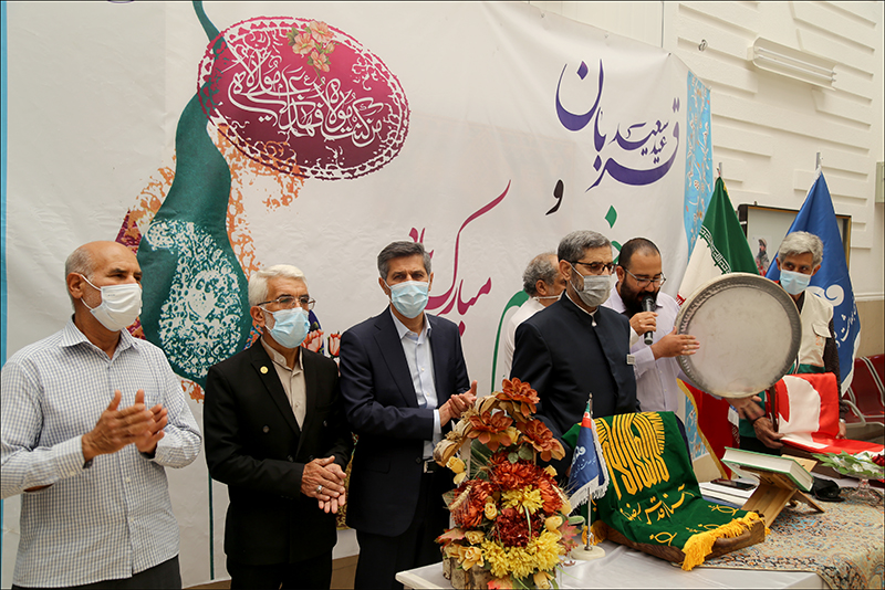 برگزاری مراسم پرچم گردانی در بهداشت و درمان صنعت نفت فارس و هرمزگان 7