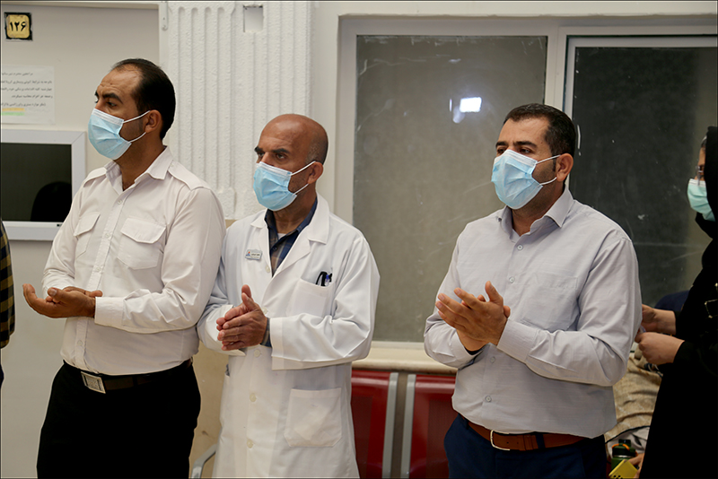 برگزاری مراسم پرچم گردانی در بهداشت و درمان صنعت نفت فارس و هرمزگان 9