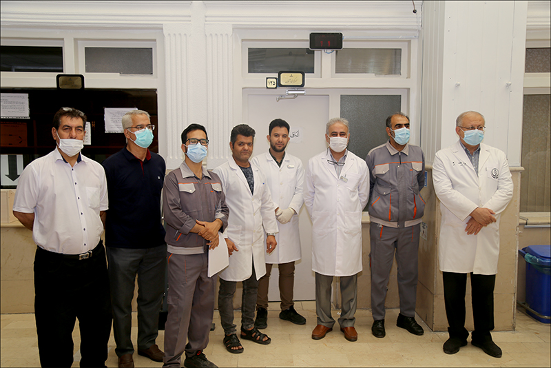 برگزاری مراسم پرچم گردانی در بهداشت و درمان صنعت نفت فارس و هرمزگان 14