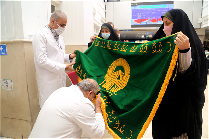برگزاری مراسم پرچم گردانی در بهداشت و درمان صنعت نفت فارس و هرمزگان 22