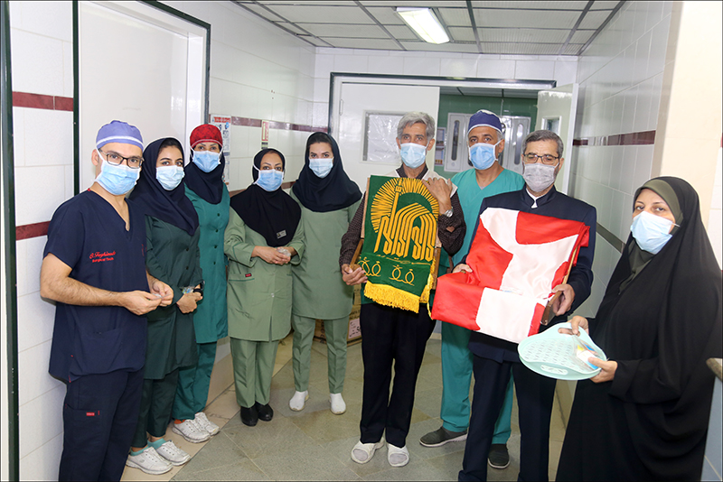 برگزاری مراسم پرچم گردانی در بهداشت و درمان صنعت نفت فارس و هرمزگان 27