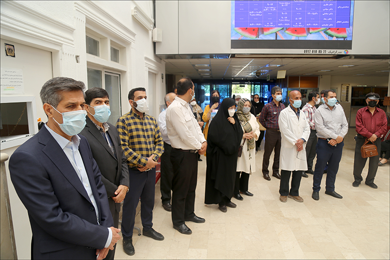 برگزاری مراسم پرچم گردانی در بهداشت و درمان صنعت نفت فارس و هرمزگان 39