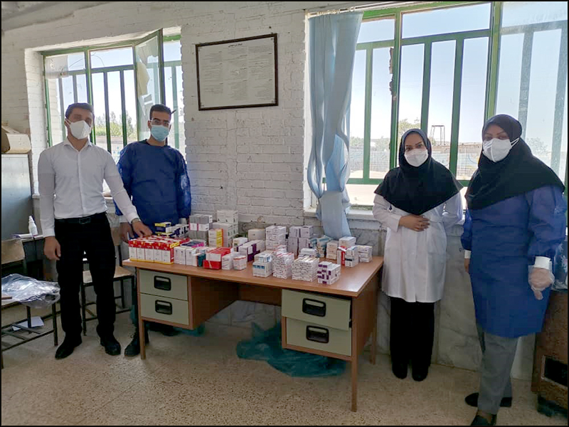 برپایی میز خدمت جهادی سلامت توسط بهداشت و درمان صنعت نفت فارس و هرمزگان در دهه ولایت 2