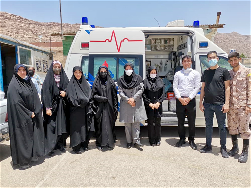 برپایی میز خدمت جهادی سلامت توسط بهداشت و درمان صنعت نفت فارس و هرمزگان در دهه ولایت 7