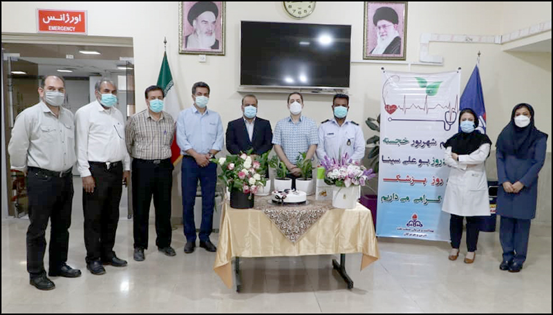 پاسداشت روز پزشک در بهداشت و درمان صنعت نفت منطقه هرمزگان 4