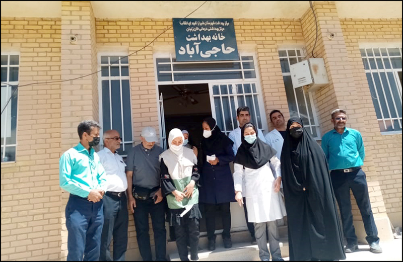 برپایی میز خدمت جهادی سلامت در روستای حاجی آباد ده شیخ خانه زنیان  10