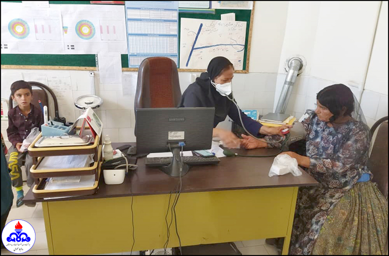 میز خدمت جهادی سلامت در روستای حاجی آباد ده شیخ خانه زنیان برگزار شد