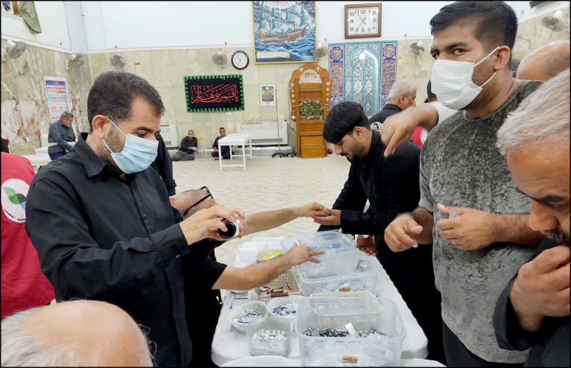 خدمت رسانی موکب سلامت بهداشت و درمان صنعت نفت فارس و هرمزگان به زائران اربعین در کربلا 14